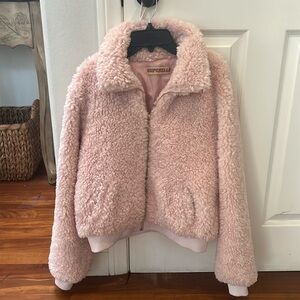 Women’s fluffy coat
